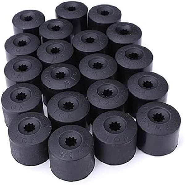 20 hjulmutterboltdeksel 17 mm kompatibel med VW Golf Mk4 Passat Audi Beetle