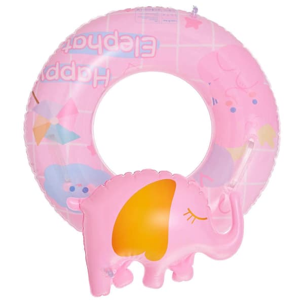 Bowknot Pool Hoop Simring Uppblåsbara Simringar Uppblåsbara Pool Float Bowknot Simringar rosa elefant
