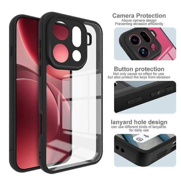 Stötsäkert telefonfodral för OPPO Find X9 Pro