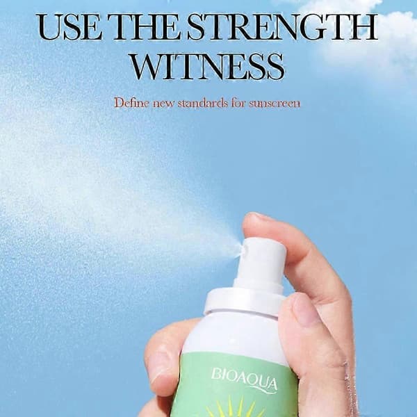 BIOAOUA Aloe Solkrem Reparasjon Spray Solkrem Isolasjon Forfriskende Solkrem