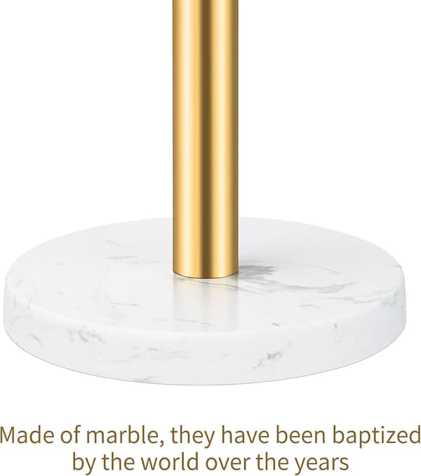 Marmor köksrullehållare, hushållspappershållare för köket