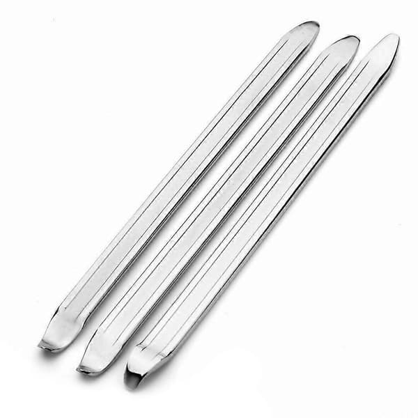 3PCS 11.81In Galvaniserad Typ Auto Motorcykel Däcksked