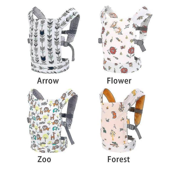 Adjustable Doll Carrier with Adjustable Front and Back Straps Forest