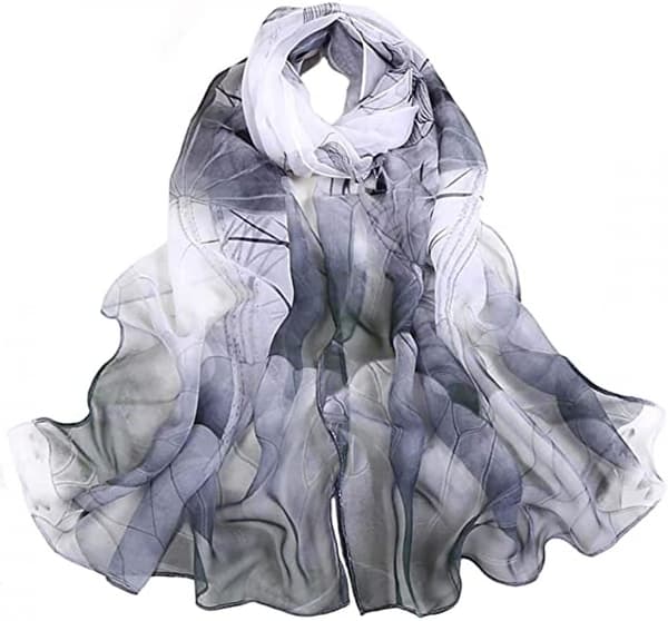 Lette mode tørklæder til kvinder, trykt blomstermønster, sjal, wraps, W05