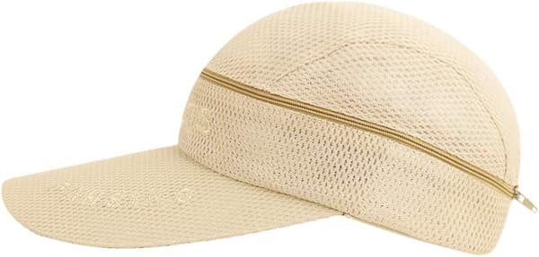Aftagelig Baseballkasket, Åndbar Mesh Solhat, Tom Top Hat