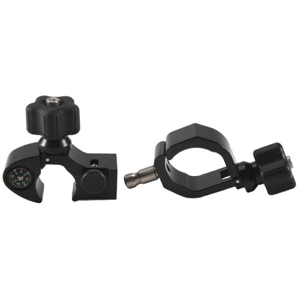 Quick Release Stangklemme med Kompas & Dataopsamlerholder, GPS, TOTALSTATION TSC3 Black