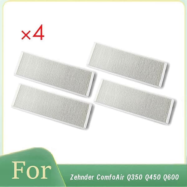 4 stk til Zehnder ComfoAir Q350 Q450 Q600 White