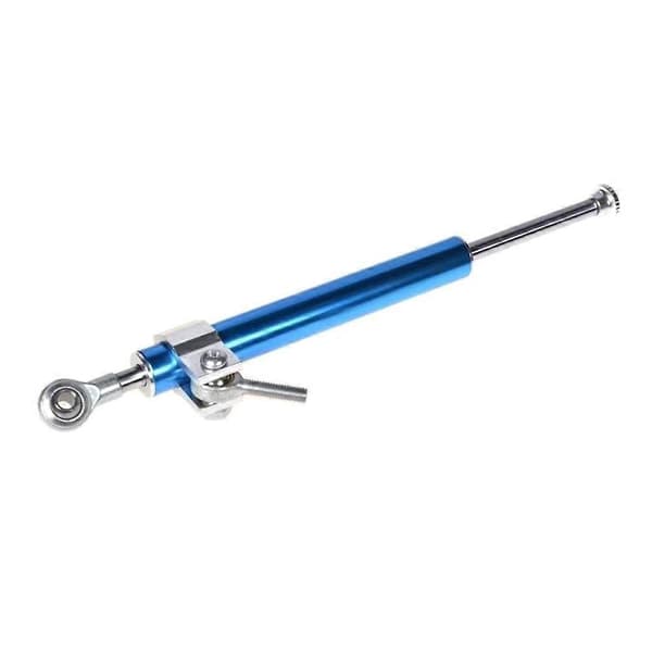 330MM Universal Motorsykkel Styredemper Stabilisator Demper-Styrestøtdemper Retningssikkerhetskontroll Blue