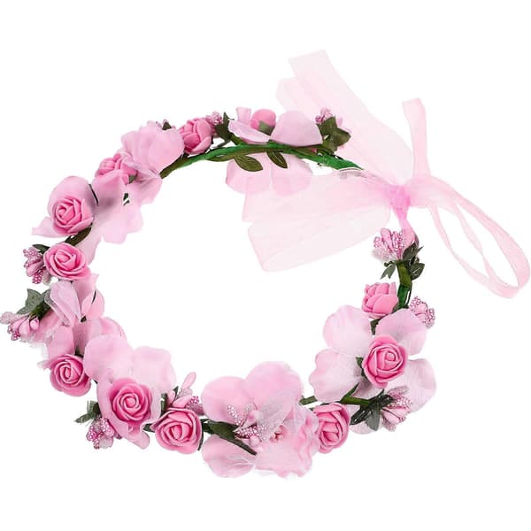 Blomsterhodebånd Brudehårbånd for dekor Blomsterkrone Bryllupshodebånd