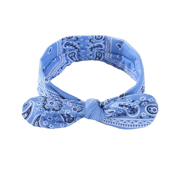Boho roset-pandebånd til kvinder Vintage Paisley Bandana blomst