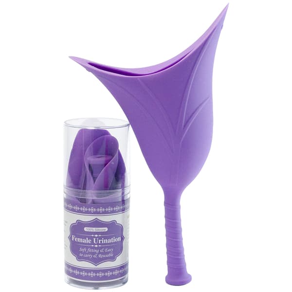【NX】Female Urination Device Foldable Silicone Pee Funnel Compatible with Women