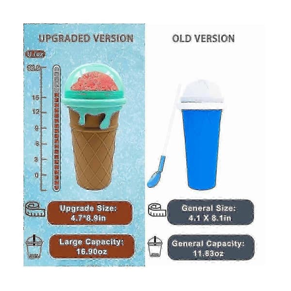 Slush Creator Cup Slush Cup Magics Chill Squeeze Ice Cup Sommer Smoothy Slush Cups Ismat