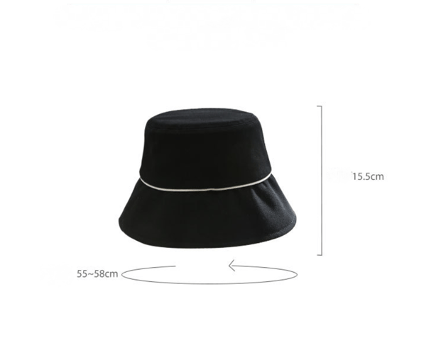 Spand med broderet smiley - solhat til kvinder - MZ6702