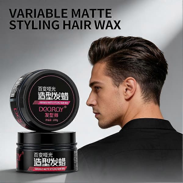 100g Matt Hårvax - Starkt Hållande Lervax för Män