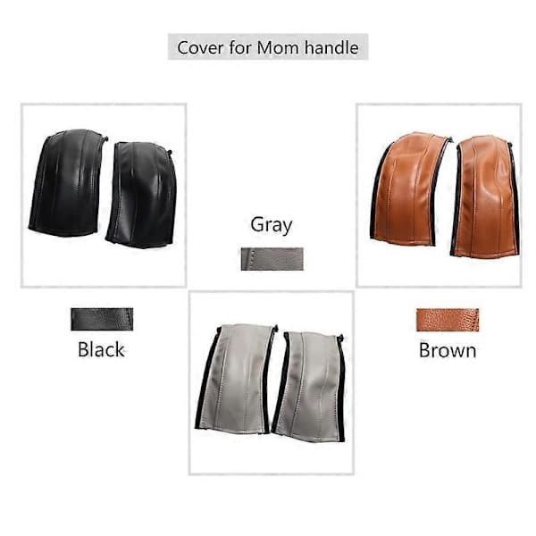 Emmaljunga NXT90 Stroller Handle Protector Set of 2 Brown[C]