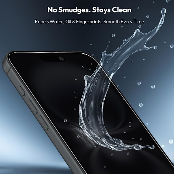 2-Pack Iphone 16 Privacy Screen Protector - Tempered Glass | [Automatic Installation] - Bubble-Free