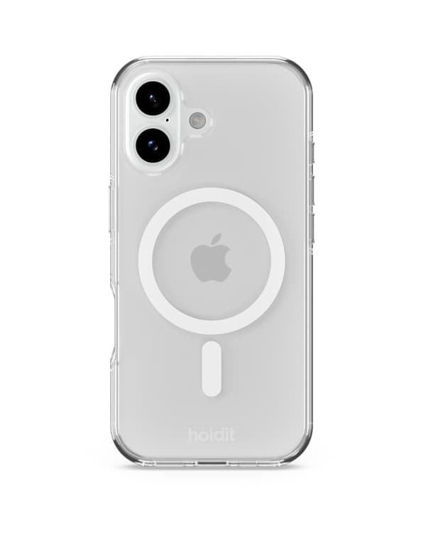 holdit iPhone 17 MagSafe -puhelinkuori, valkoinen/läpinäkyvä 69