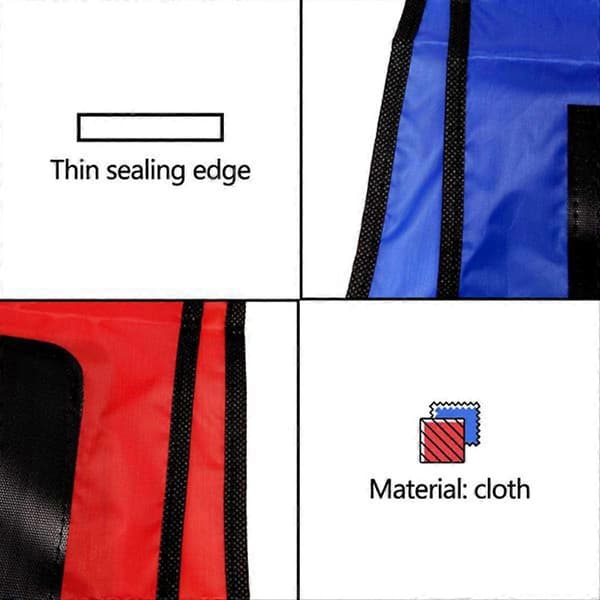 eludeball-spilsæt - 5 stk. børne-eludeball-fangstveste M 5 Colors