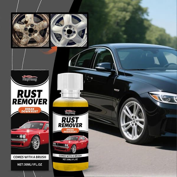 Rustfjerner til rustent metal Nem spray-on, ingen skrubning nødvendig. Vedligeholdelse af garageværksted 1