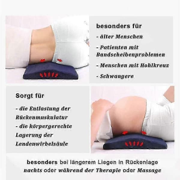 Memory Foam Kilepute Ortopedisk Korsryggstøtte Sengeseng