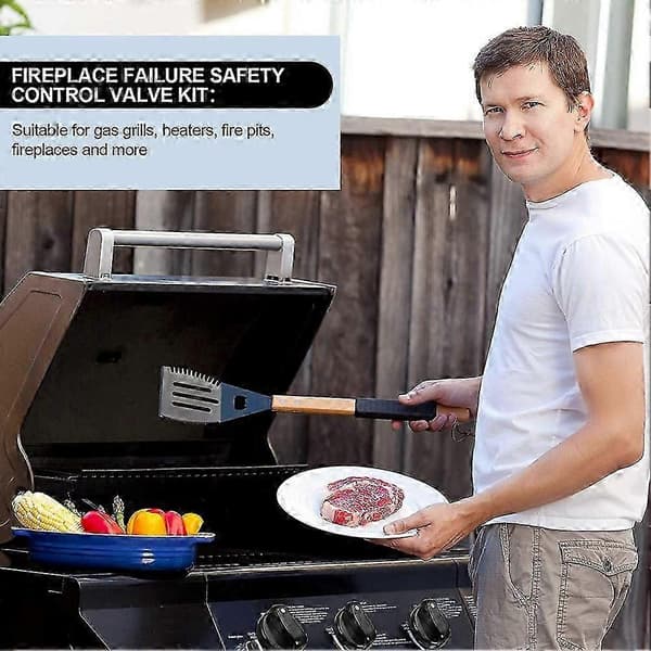 Lavtryk Gass LPG Peis Feilsafe Kontrollventilsett Gassvarmer Termoelementutskifting 5/8-18UNF