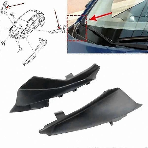 Vindusviskerdekselpakning for SUV-modeller 2007-2016 Black