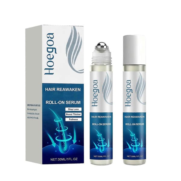 Hårrullserum, Hårväxtserum, Främjar hårväxt och stimulerar hårsäckar 1pc