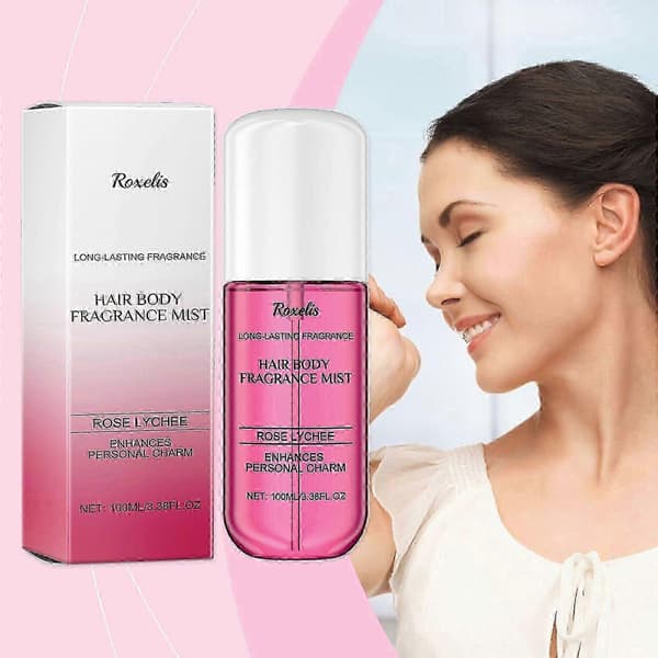 Elegant Rose Litchi Parfymespray - Langvarig, Frisk & Bærbar 100ml for Kvinner