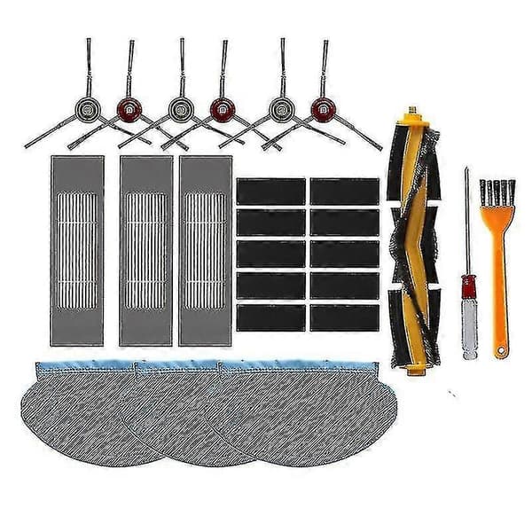 Til Ecovacs Ozmo 950 920 Fejerobot, Børster, HEPA-filter, Klud