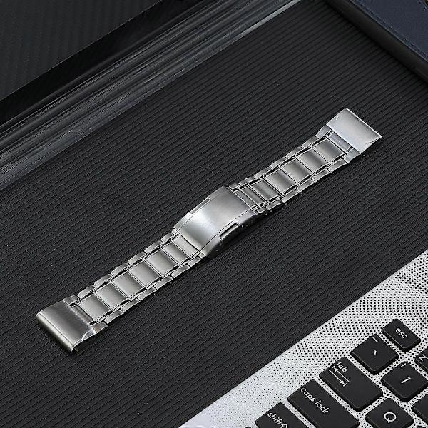Titanium Stålrem til Garmin Forerunner 965/955/945/935 Silver