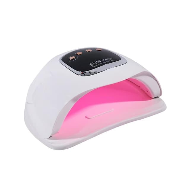UV/LED-lampa med timerfunktion Vit white