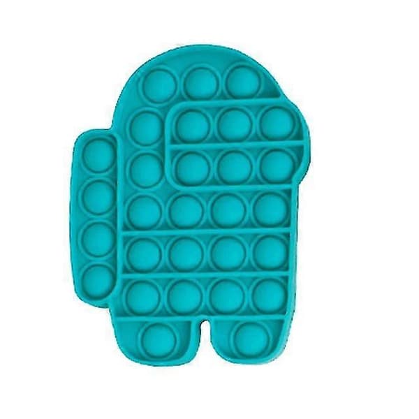 Among Us Karaktär Bubble Push Pop Antistress Leksak Blue