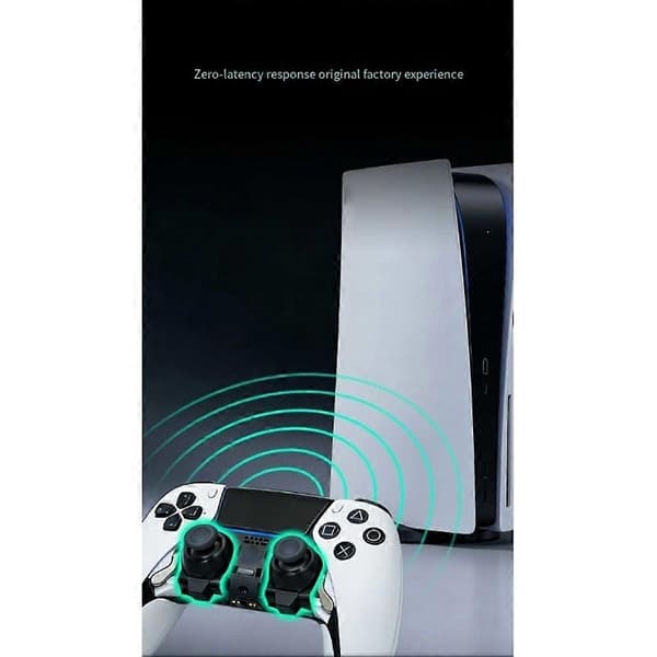 Til PS5 Controller TMR Joystick Stick Anti-Drift Plug Play Erstatning Tommelfinger Stick Modul Spiltilbehør Svart