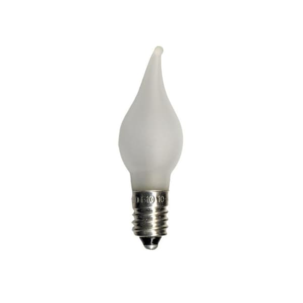 Jul-Advent-Ljusstake-Lampor. LED E10 3V 0.06W FROST