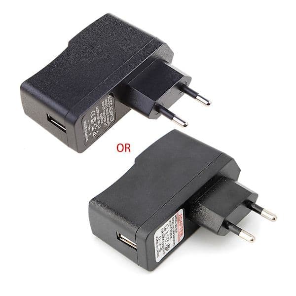DC 5V 2A 10W USB-strømadapteroplader AC 100-240V US EU-stik