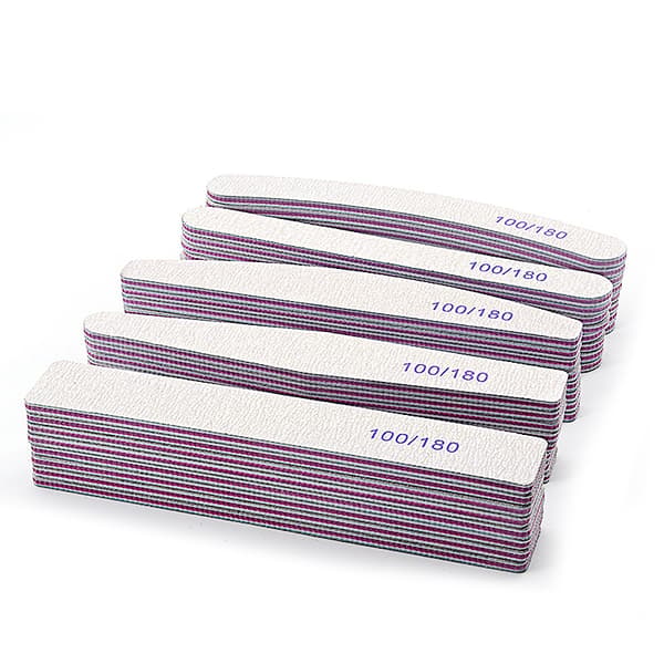 Professional Nail File, 20 Pcs Double Sided Nail File - 100/180 G