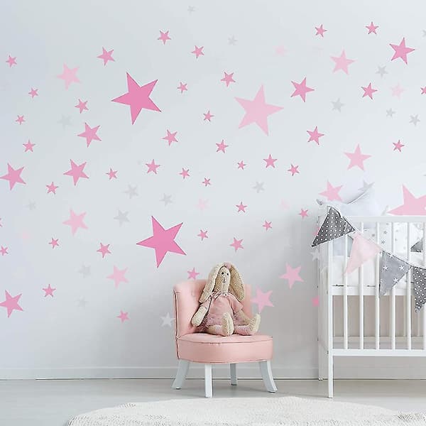 Stars Wall Decals Wall Stickers Removable Home Decor Easy to Peel (Style 3)