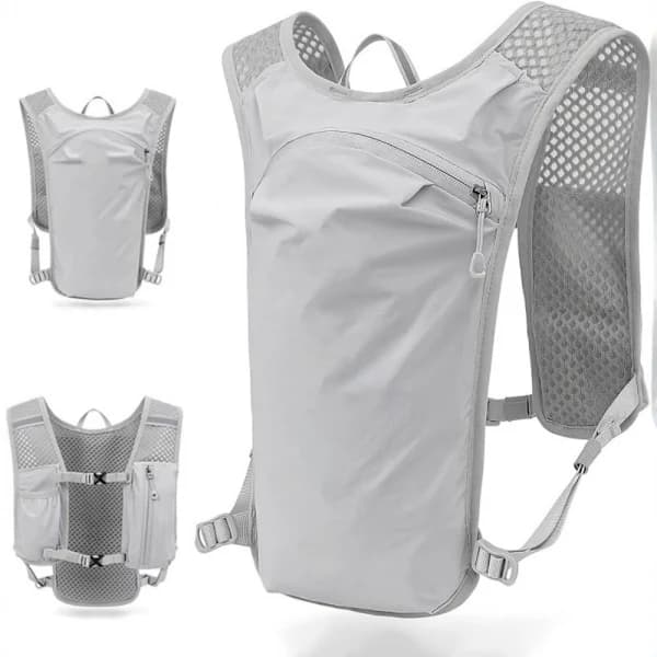 Hydration Backpack, Hydration Belt, Running Vest, Trail Running, Marathon, Hiking grey