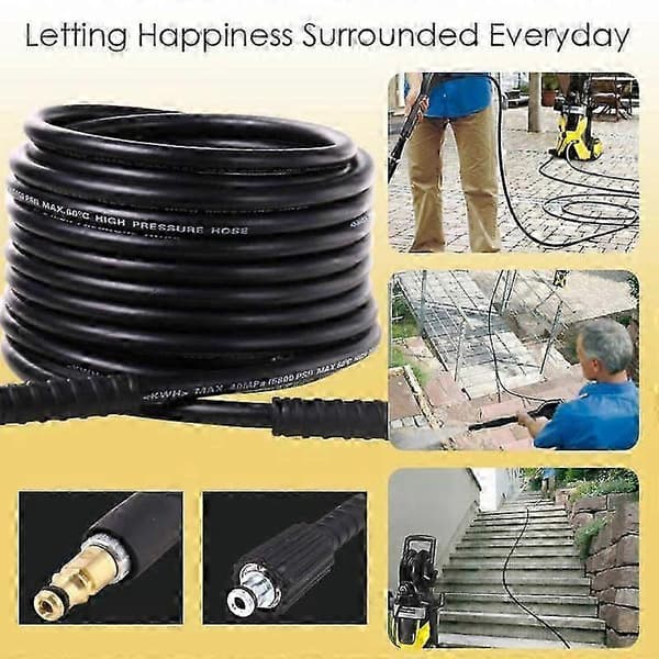10M högtryckstvättslang kompatibel med Karcher K2 K3 K4 K5 K6 K7