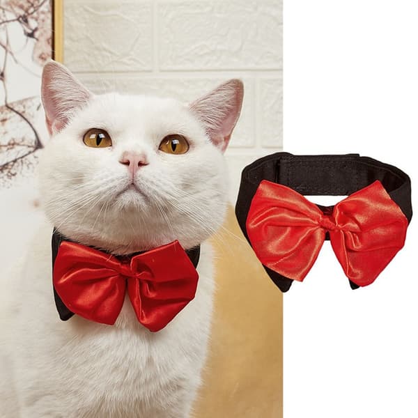 Formal Dog Bow Tie, 1-pack Red M