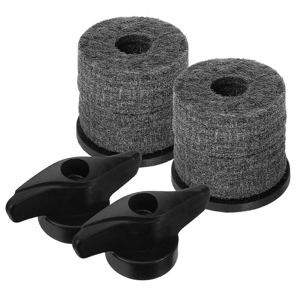 2 sæt trommecymbalsleeves Plasttrommecymbalstativer Tilbehør til slagtøjsinstrumenter