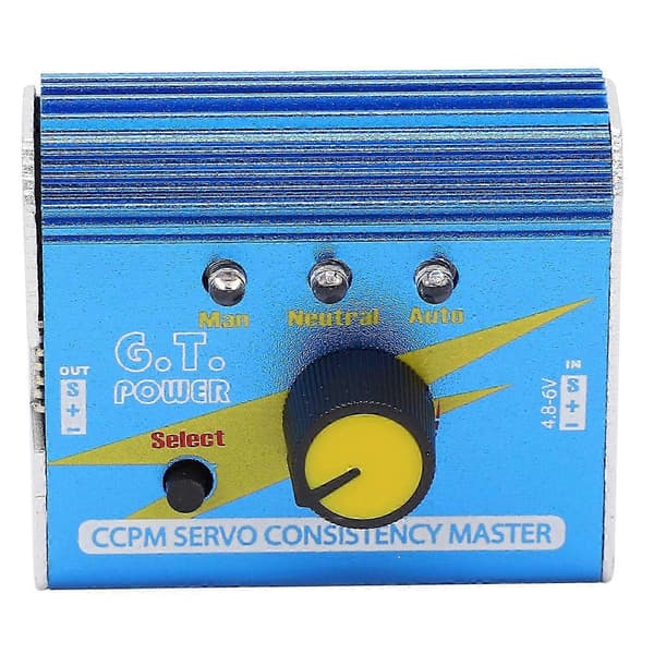 Multifunktionel CCPM Servo Konsistens Tester Master Styretøjscontroller med aluminiumslegeringsskal 0.5 5