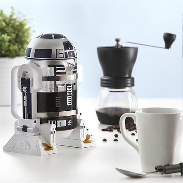 Mocha Handdriven Kaffemaskin Robot Star Fransk Press