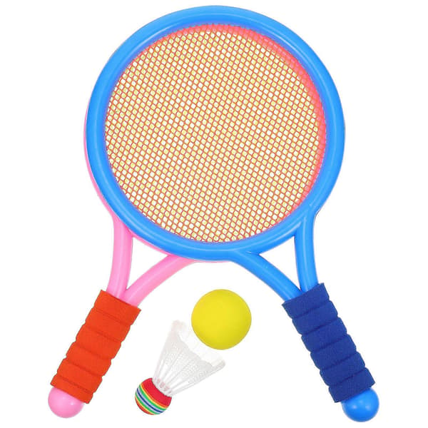 2 stk. Tennisketchere til børn Elastiske netketchere med 2 bolde Udendørs sportslegetøj