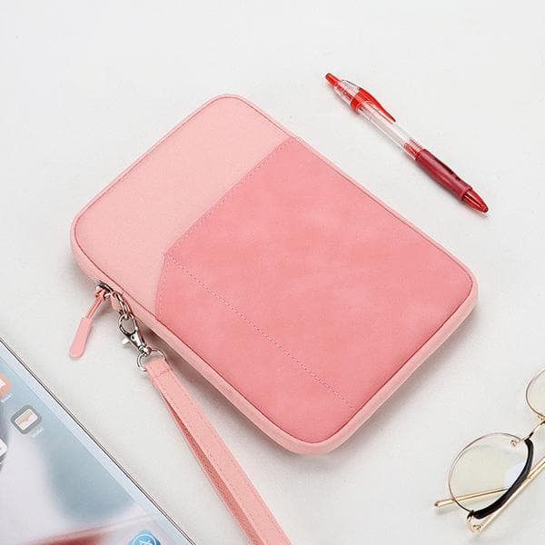 Tablet 7.9-11 inch Computer Bag with Pockets Pink Pink 9.7-10.8inch