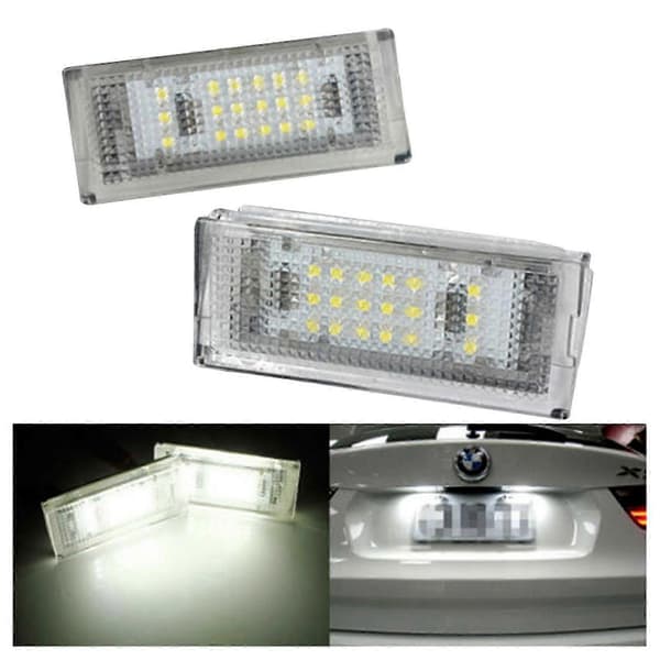 4X 18 LED nummerpladelys til E46 4DR Sedan 325I 328I 99-03
