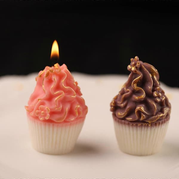 Cupcake-form silikonform prosjekter som lager tilbehør Husholdningsmoussekake