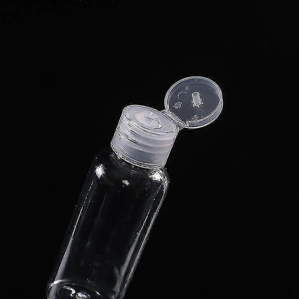 24st 30ml tomma plastflaskor med gångjärnslock