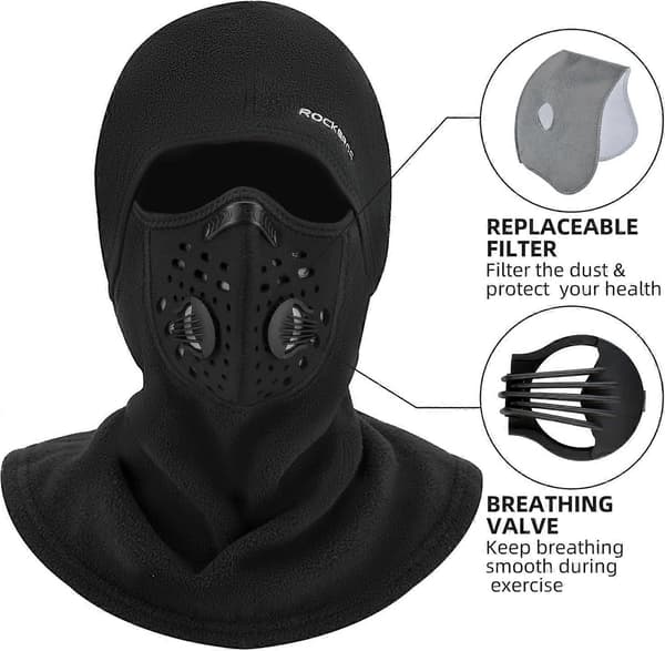Skidmask Balaclava Vintermask för män Baclava Kallt väder Termisk