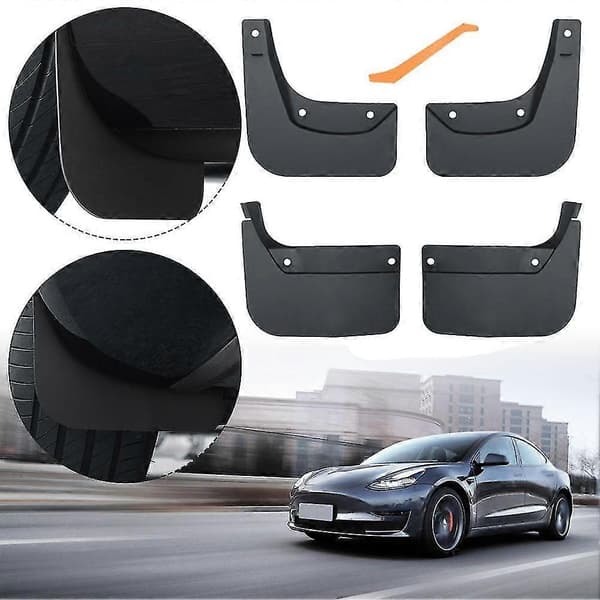 Mudflaps / Sprutskjermer for Model 3 Highland 2024 - Foran & Bak